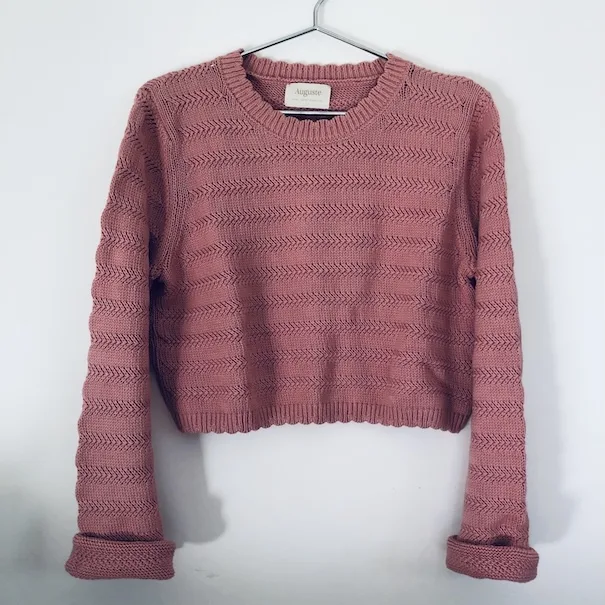 Auguste The Label Knit Crop