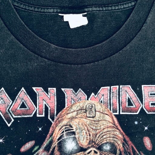 Iron Maiden Nutmeg vintage T-shirt with Eddie graphic
