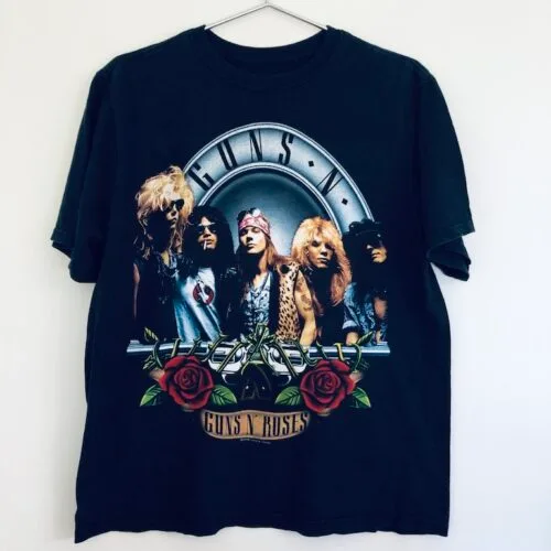 Front view of 2008 Guns N’ Roses vintage band T-shirt