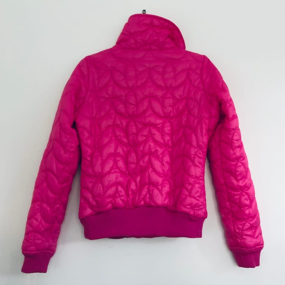 ADIDAS ORIGINAL HOT PINK PUFFER JACKET - Image 2