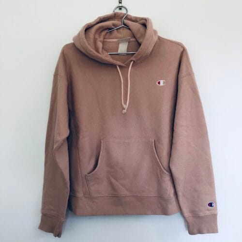 Champion Reverse Weave hoodie brown heavyweight fleece streetwear