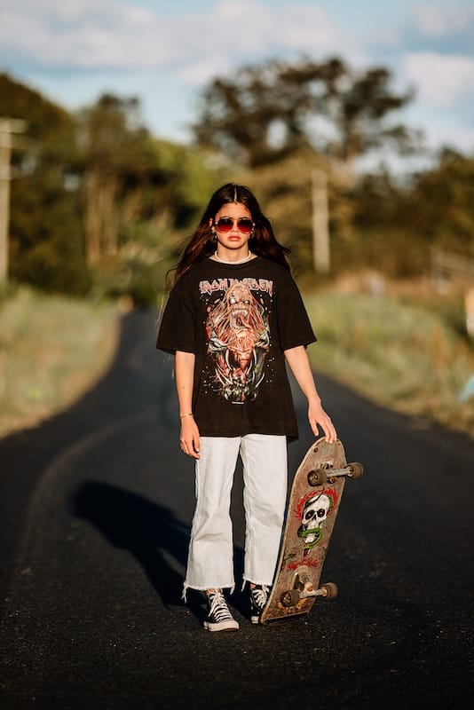 Iron Maiden Nutmeg vintage T-shirt with Eddie graphic