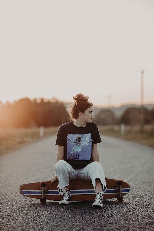 Front of Nirvana vintage T-shirt with Nevermind baby print