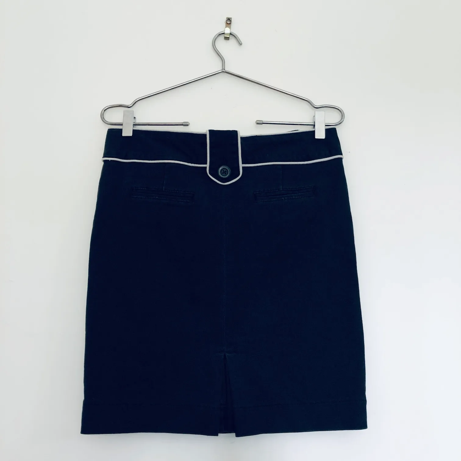 Alice McCall skirt, contrast piping mini, Australian designer fashion, black cotton blend skirt