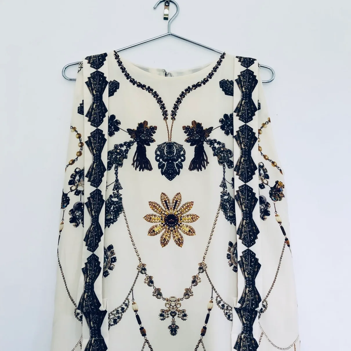 Romance Was Born archival dress, Vintage Australian designer mini dress, Silk printed party dress, Luxury Australian fashion, Trompe l’oeil silk dress