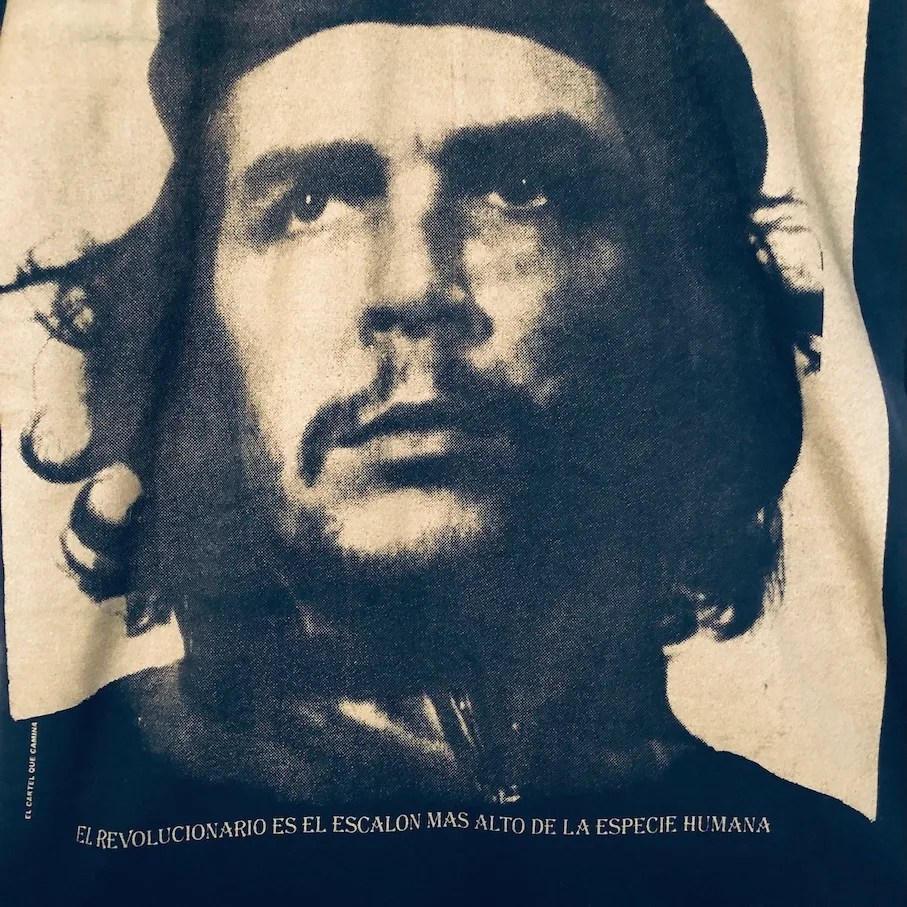 CheGuevara, VintageTshirt, MaquiladoraCalifornia, RareTee, PoliticalFashion, MexicanVintage, RevolutionStyle, EastCoastCollabs, CheGuevaraMerch, CountercultureStyle, RebelFashion, HechoEnMexico, SepiaTee, Revolucionario, VintageStreetwear