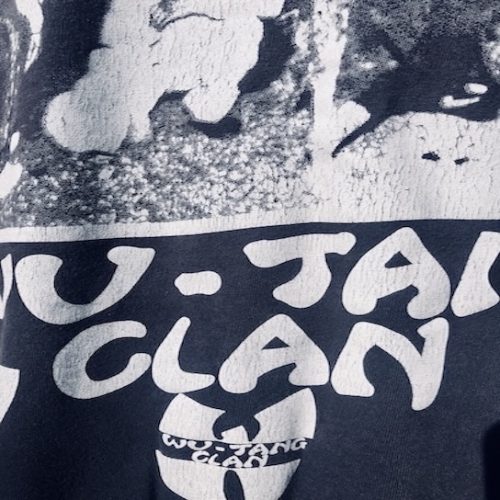 Wu-Tang Clan Vintage Shirt Cracked Print Detail Authentic 90s Wear